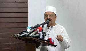 আপা ঘন ঘন আওয়াজ দেন, সাহস থাকলে আসিয়া পড়েন: শেখ হাসিনাকে গয়েশ্বর