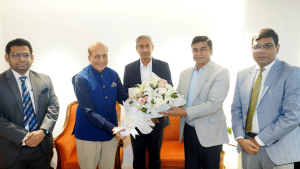 ভারতীয় হাইকমিশনারের সঙ্গে পানিসম্পদমন্ত্রী এ্যানির সৌজন্য সাক্ষাৎ