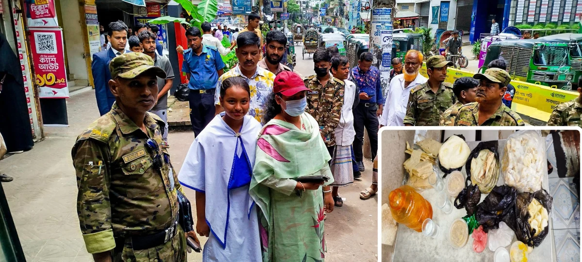 মেহেদিবাগে ভেজালবিরোধী অভিযান: দুই হোটেলকে ৪০ হাজার টাকা জরিমানা