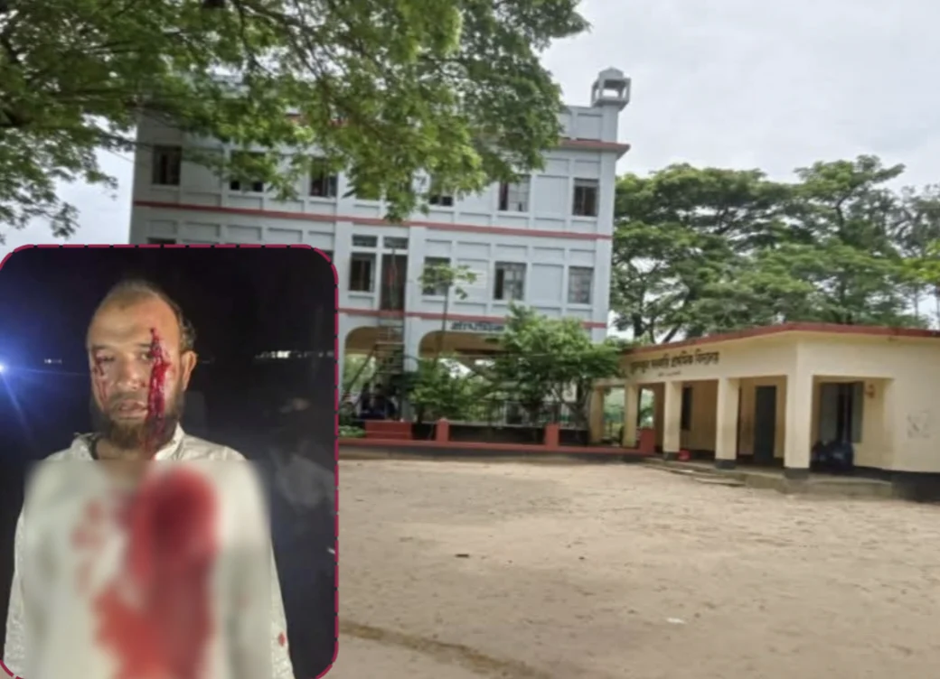 স্কুলের ভিতরে মাদক সেবনে বাধা দেওয়ায় স্কুল দপ্তরিরকে এলোপাতাড়ি পিটিয়ে জখম