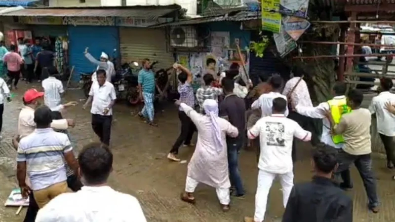 বিএনপির প্রতিষ্ঠাবার্ষিকী ঘিরে দফায় দফায় সংঘর্ষ, ওসিসহ আহত কয়েক