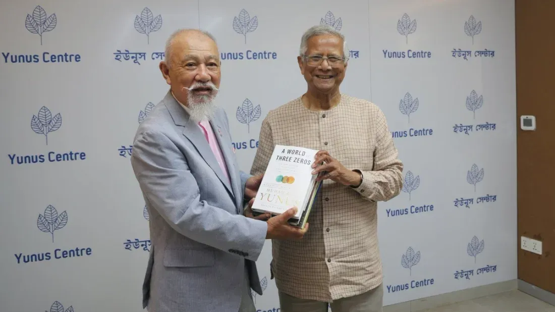মিয়ানমারে শান্তি প্রতিষ্ঠায় জাপানের বিশেষ দূতের সঙ্গে ড. ইউনূসের বৈঠক
