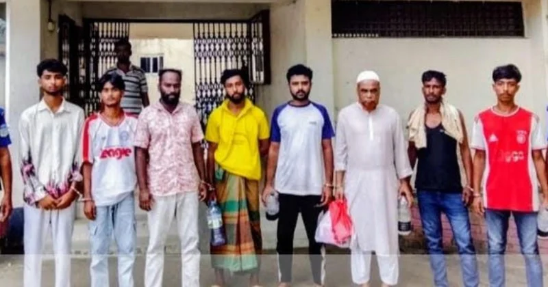 শেরপুরে নিষিদ্ধ ঘোষিত ছাত্রলীগের ৭ নেতাকর্মী গ্রেপ্তার