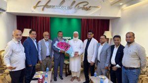 বিরোধীদলীয় নেতা শফিকুর রহমানের সঙ্গে বিকেএমইএ প্রতিনিধি দলের বৈঠক