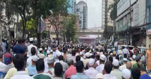 শাপলা চত্বর থেকে জামায়াত জোটের লংমার্চ শুরু